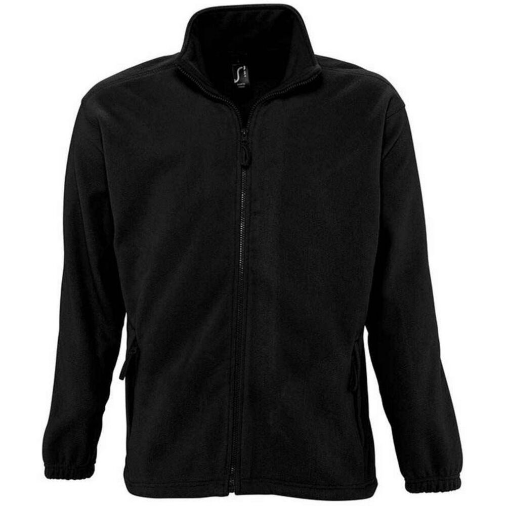 SOLS Unisex Adult North Fleece Jacket / Black